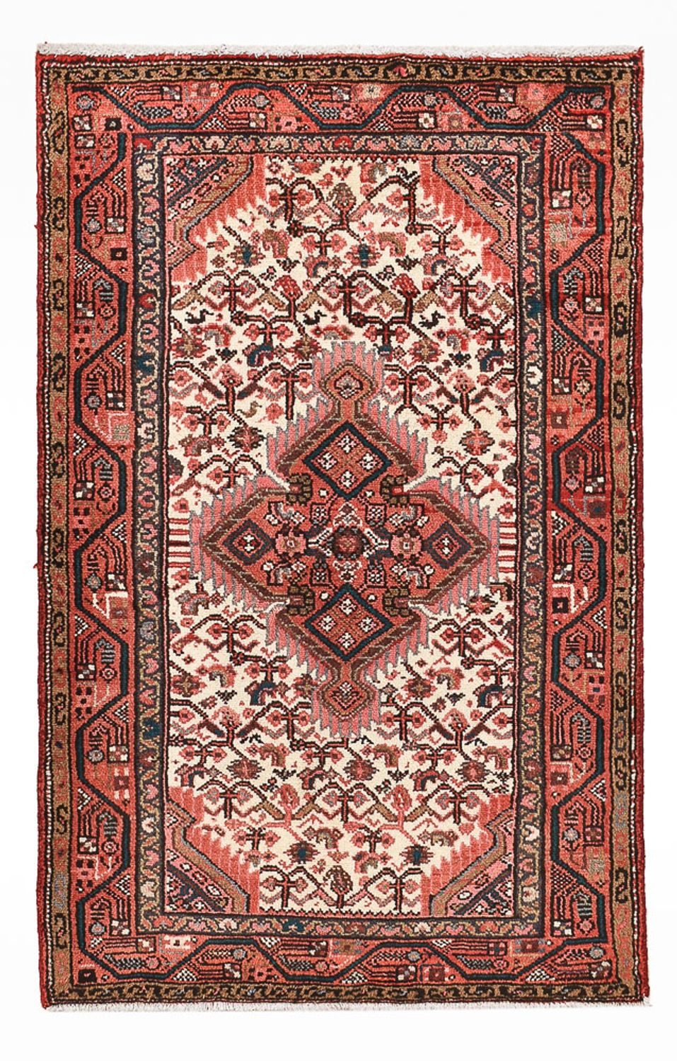 Tapis persan - Nomadic - 120 x 73 cm - rouge clair