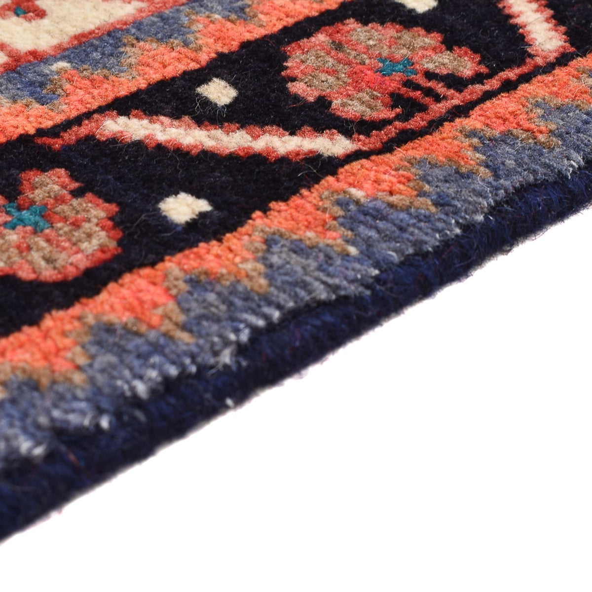 Tapis persan - Nomadic - 130 x 86 cm - rouge clair