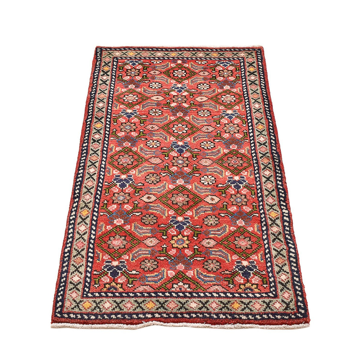 Tapis persan - Classique - 133 x 67 cm - rouge clair