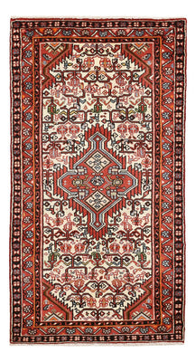 Tapis persan - Nomadic - 132 x 68 cm - rouge clair