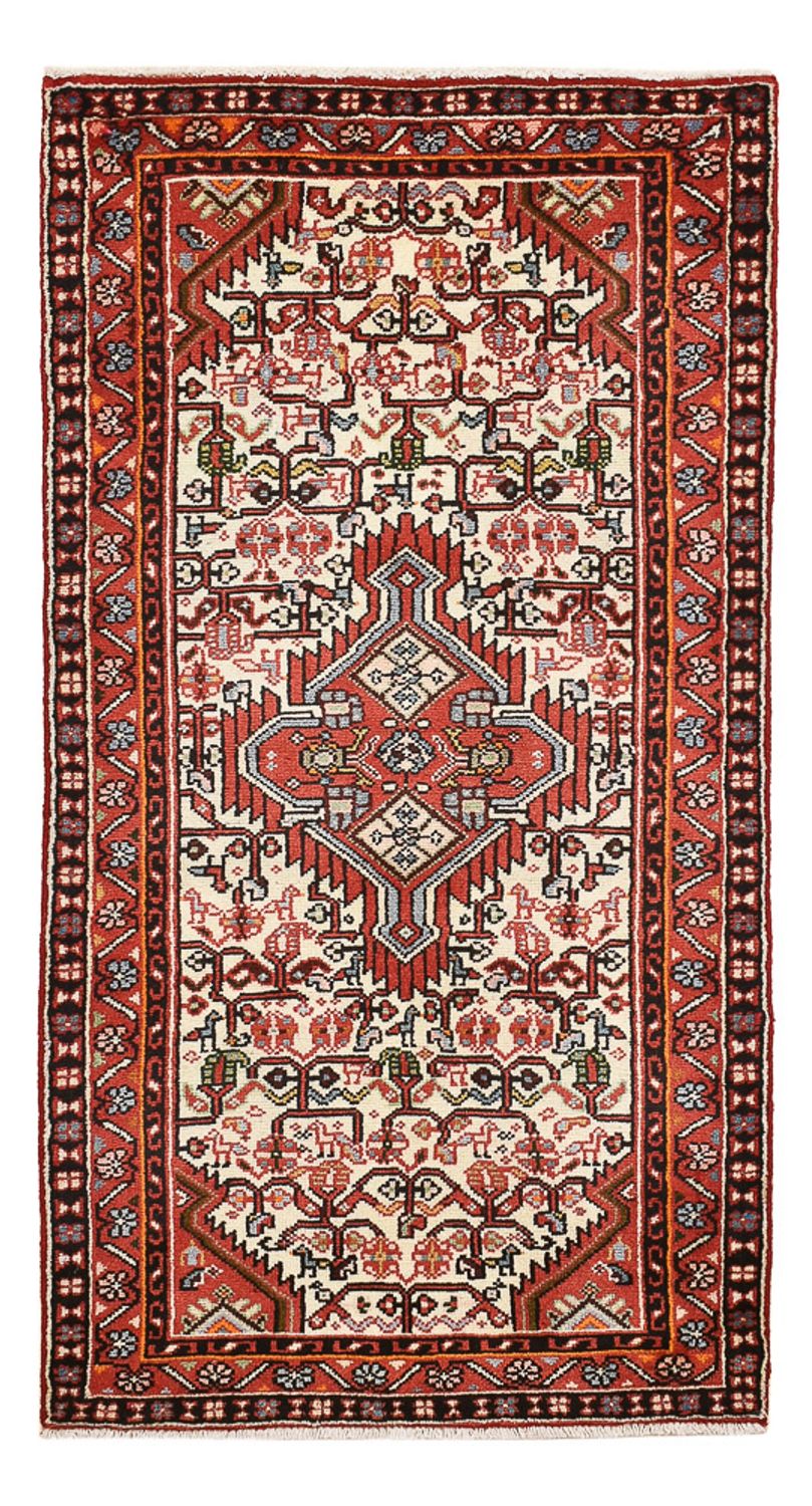 Tapis persan - Nomadic - 132 x 68 cm - rouge clair