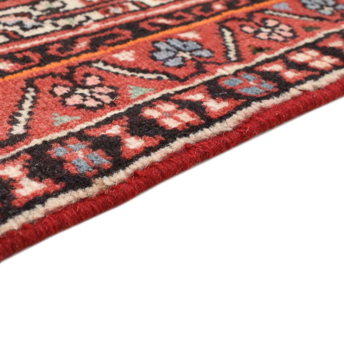 Tapis persan - Nomadic - 132 x 68 cm - rouge clair