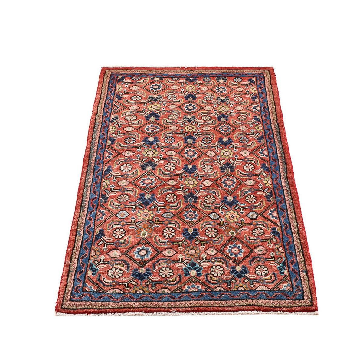 Tapis persan - Classique - 129 x 68 cm - rouge clair
