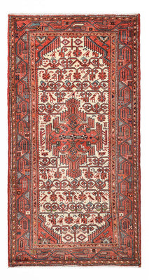 Tapis persan - Nomadic - 142 x 73 cm - rouge clair