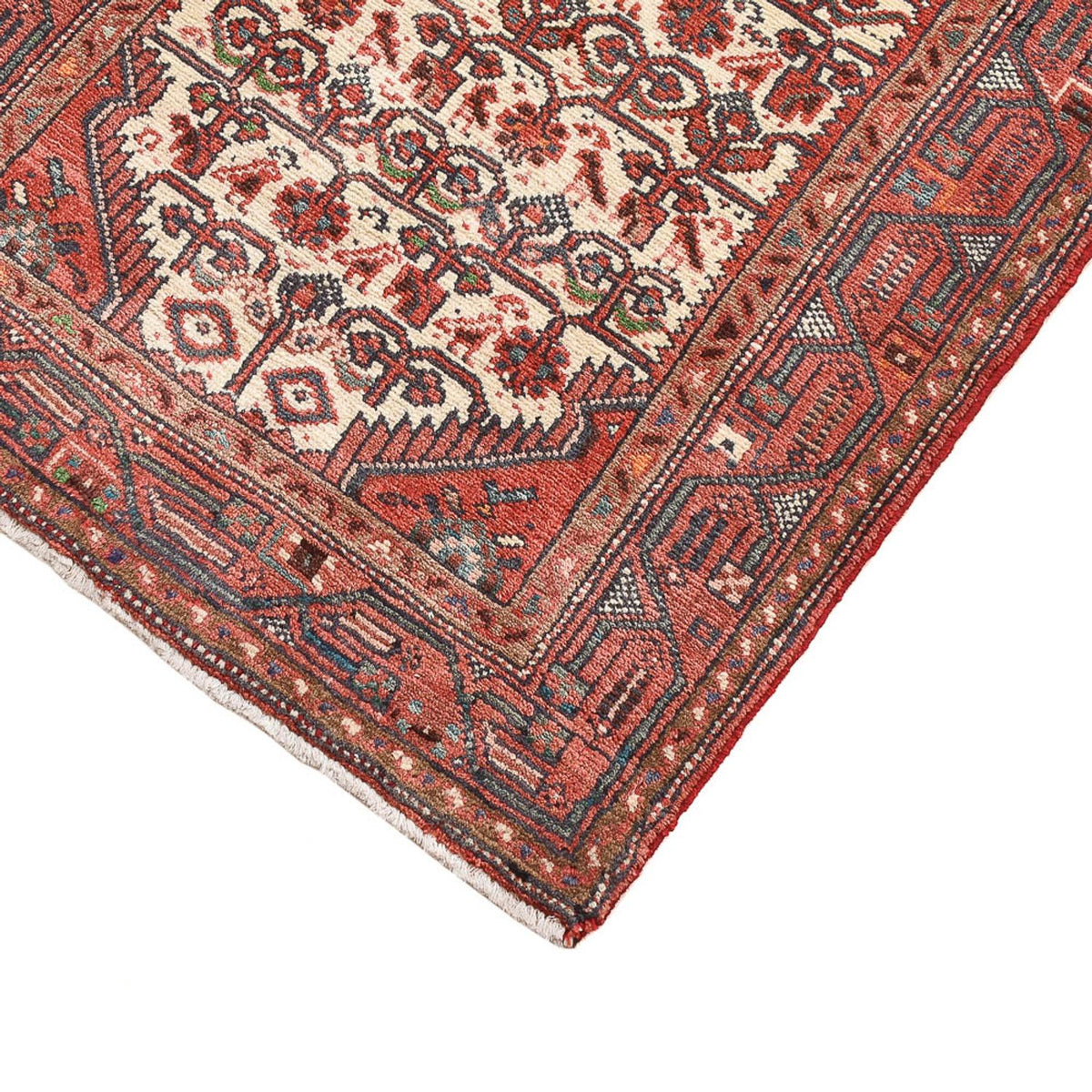 Tapis persan - Nomadic - 142 x 73 cm - rouge clair