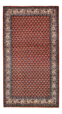 Tapis persan - Mir - 132 x 69 cm - rouge foncé