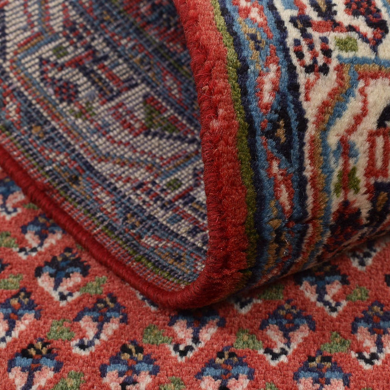 Tapis persan - Mir - 132 x 69 cm - rouge foncé