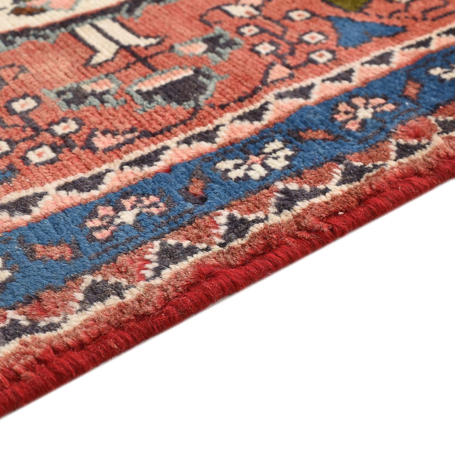 Tapis persan - Nomadic - 124 x 68 cm - rouge