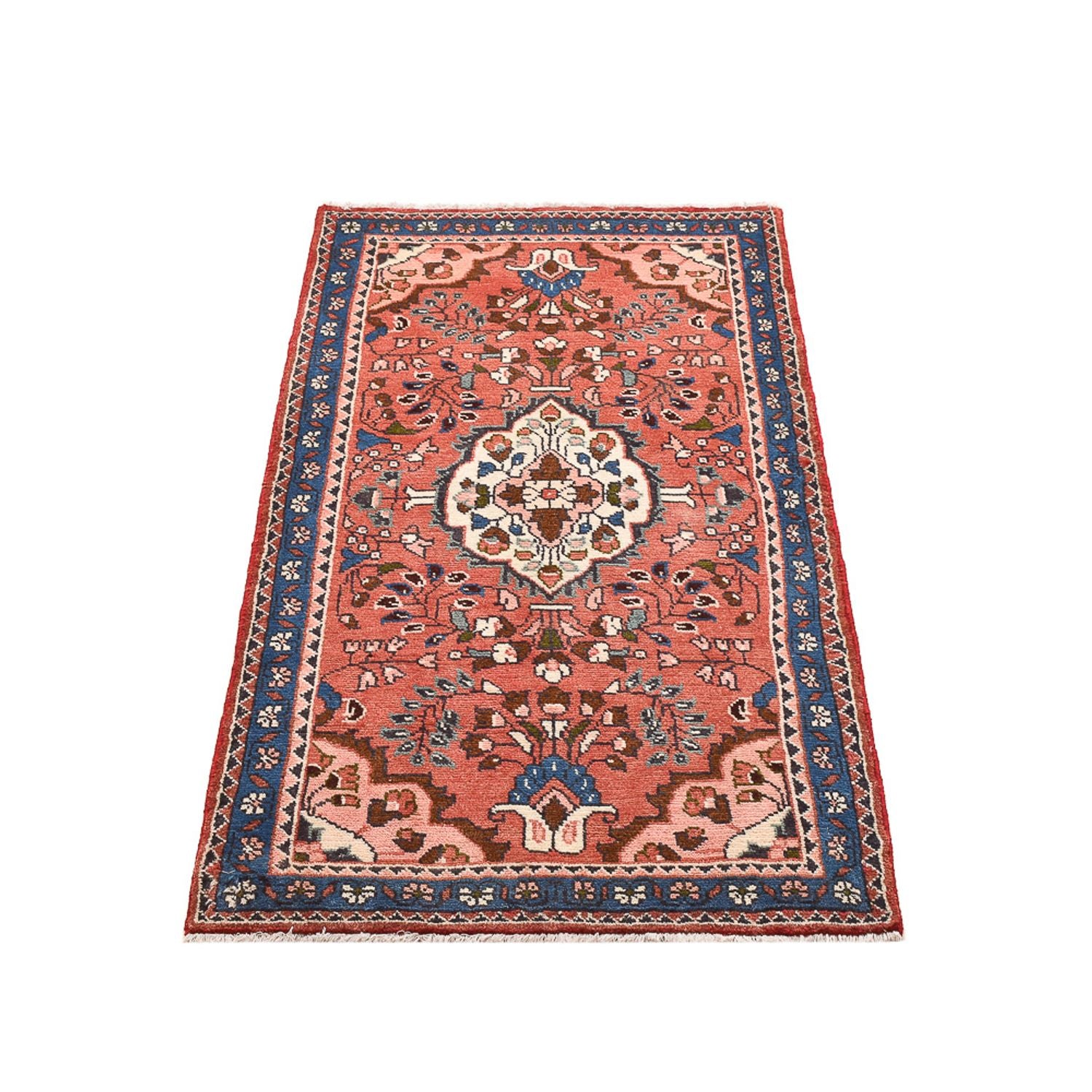 Tapis persan - Nomadic - 124 x 68 cm - rouge