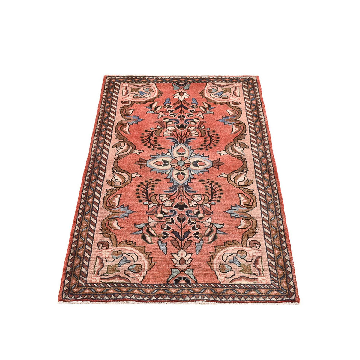 Tapis persan - Nomadic - 126 x 73 cm - rouge