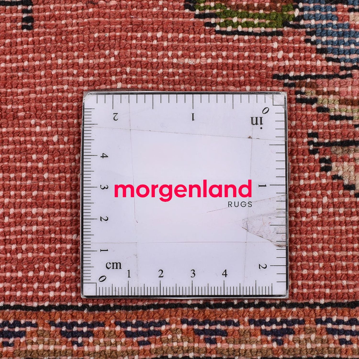 Tapis persan - Nomadic - 110 x 79 cm - rouge clair
