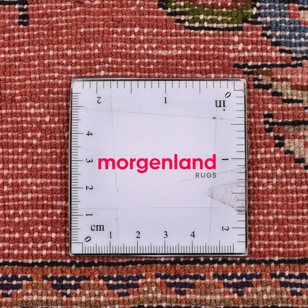 Tapis persan - Nomadic - 110 x 79 cm - rouge clair