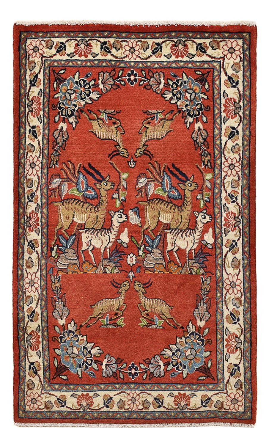Tapis persan - Classique - 122 x 74 cm - rouge