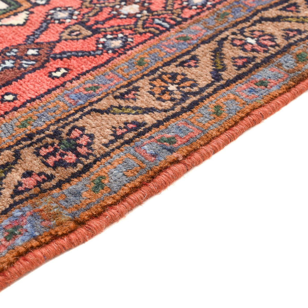 Tapis persan - Nomadic - 155 x 81 cm - rouge clair