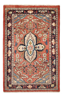 Tapis persan - Nomadic - 107 x 71 cm - rouge clair