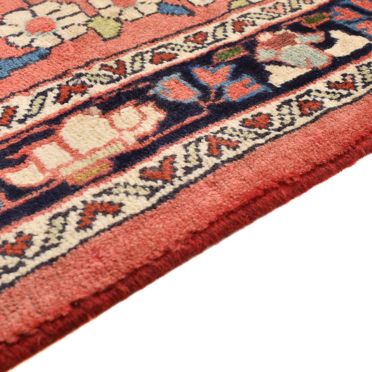 Tapis persan - Nomadic - 107 x 71 cm - rouge clair