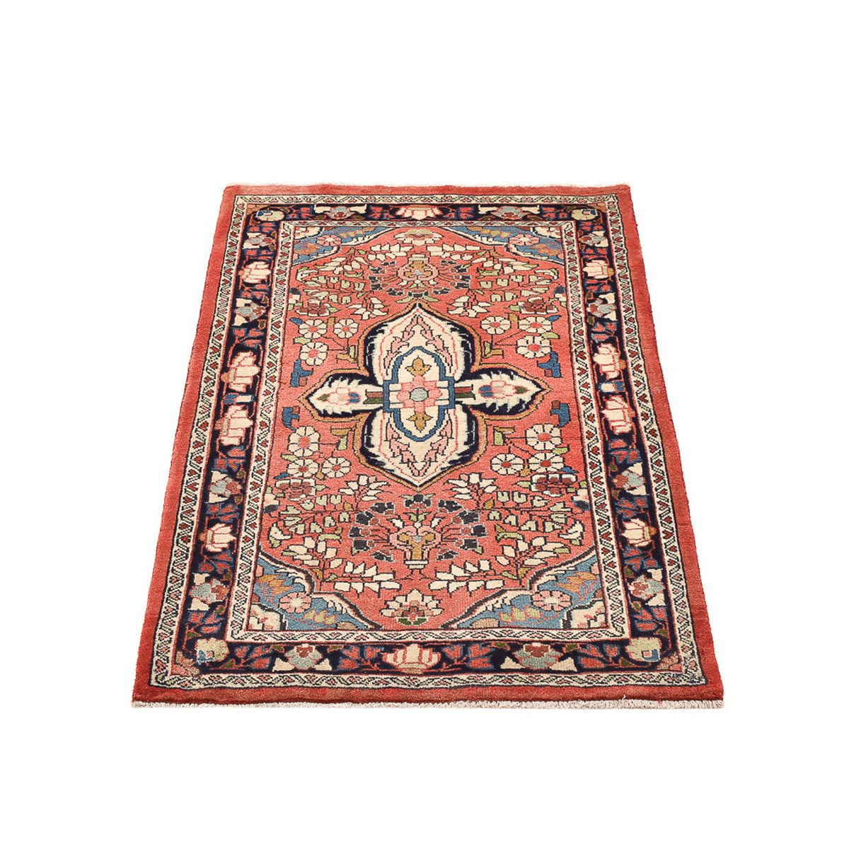 Tapis persan - Nomadic - 107 x 71 cm - rouge clair