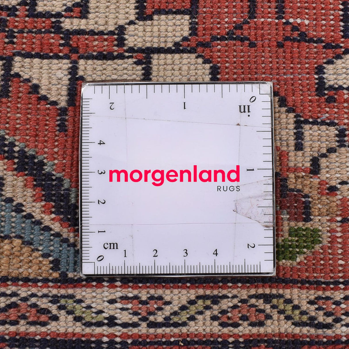 Tapis persan - Nomadic - 107 x 71 cm - rouge clair