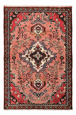 Tapis persan - Nomadic - 123 x 80 cm - rouge clair