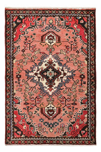 Tapis persan - Nomadic - 123 x 80 cm - rouge clair