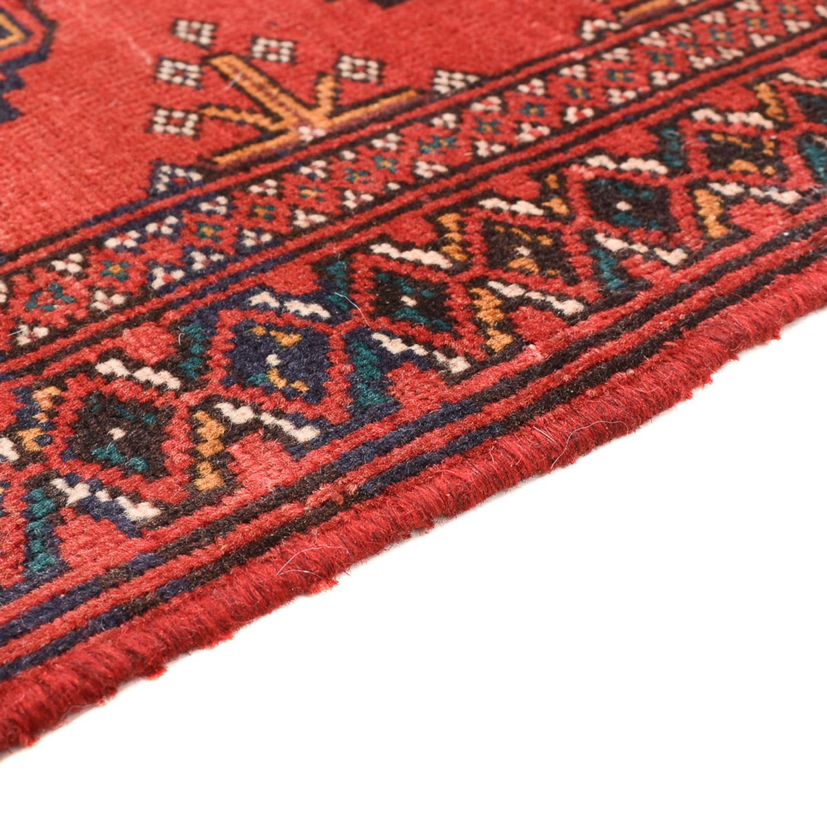 Tapis Turkaman - 116 x 77 cm - rouge