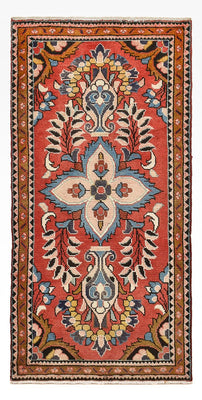 Tapis persan - Nomadic - 135 x 66 cm - multicolore
