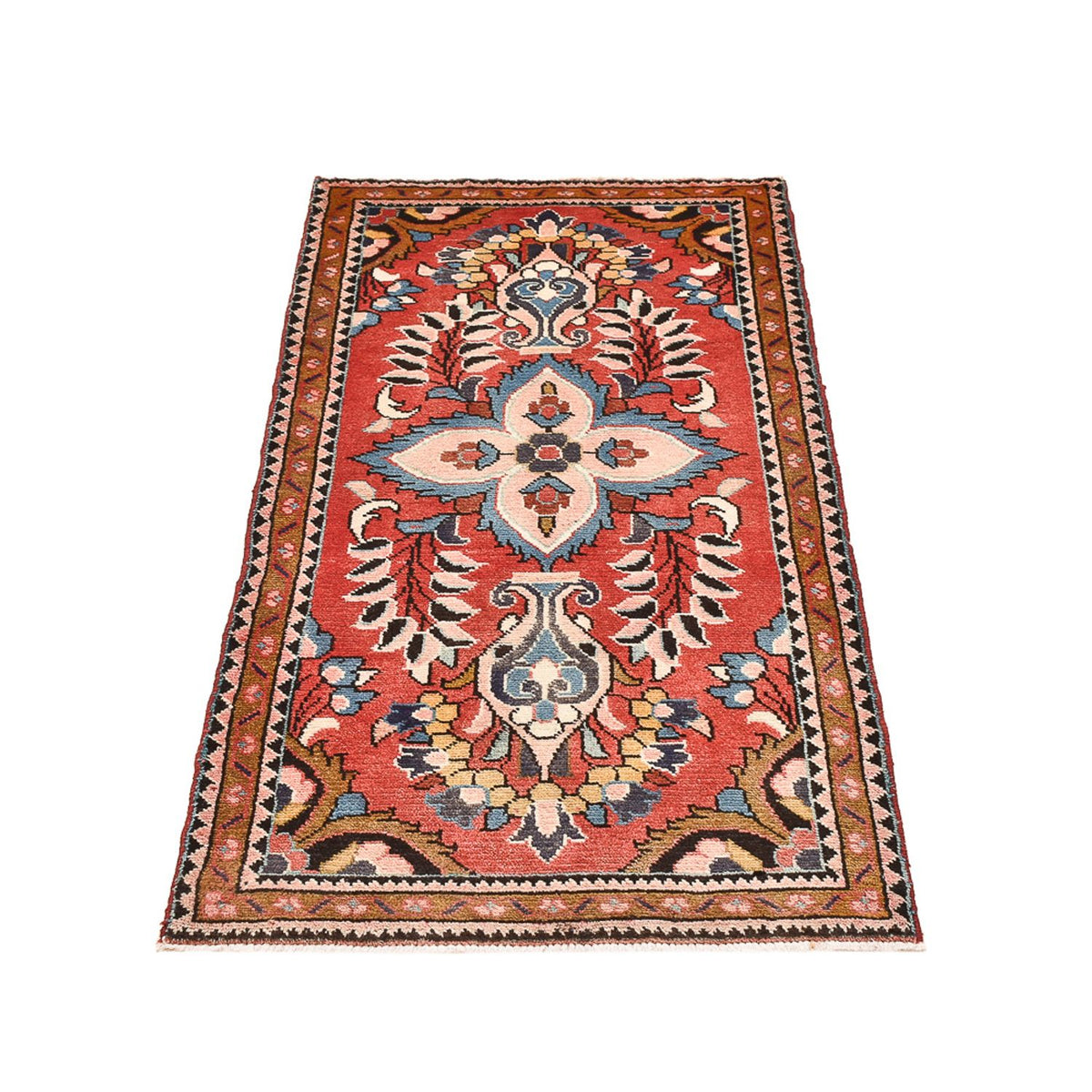 Tapis persan - Nomadic - 135 x 66 cm - multicolore