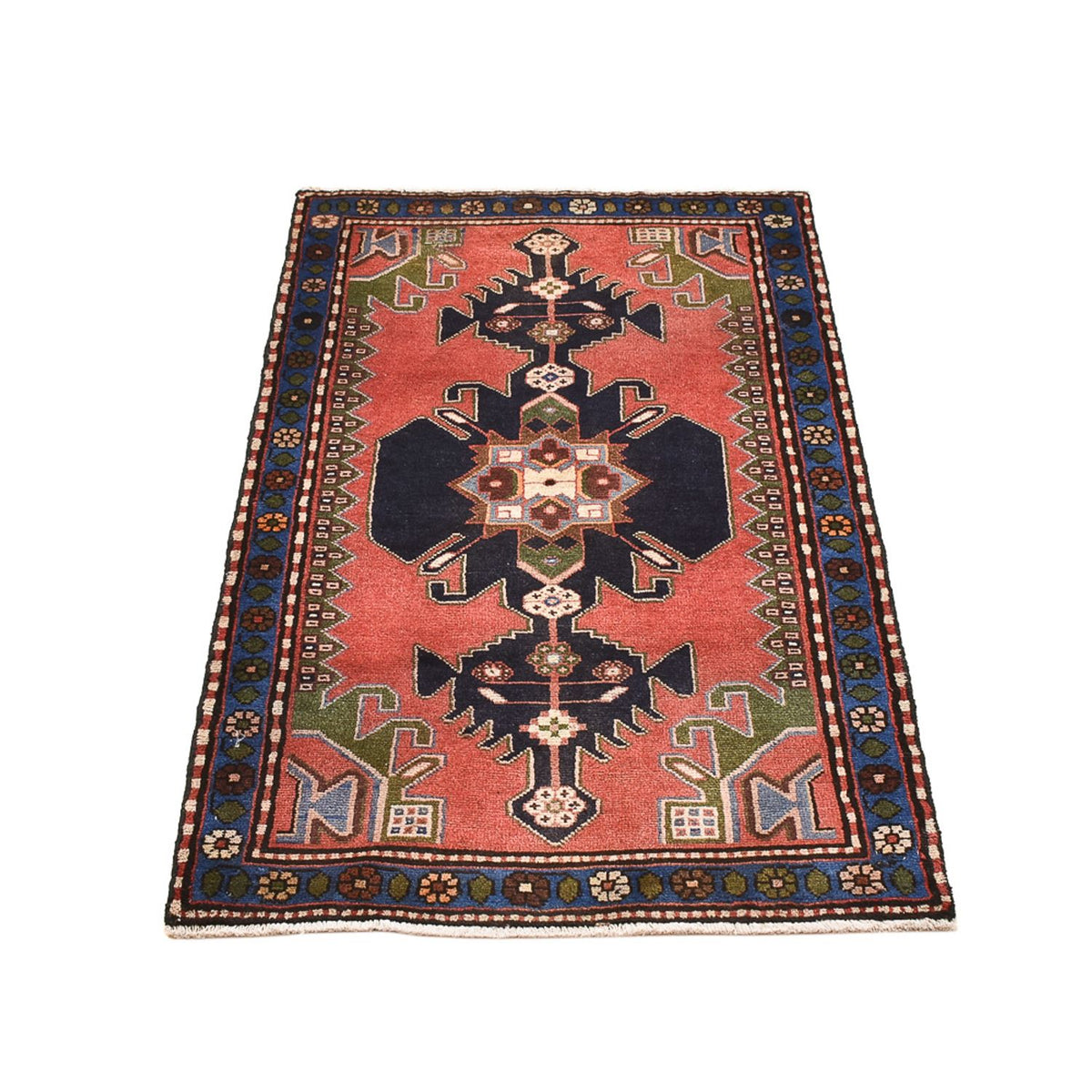 Tapis persan - Nomadic - 128 x 71 cm - rouge
