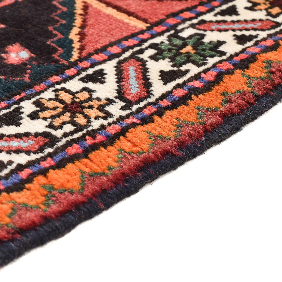 Tapis persan - Nomadic - 132 x 83 cm - multicolore