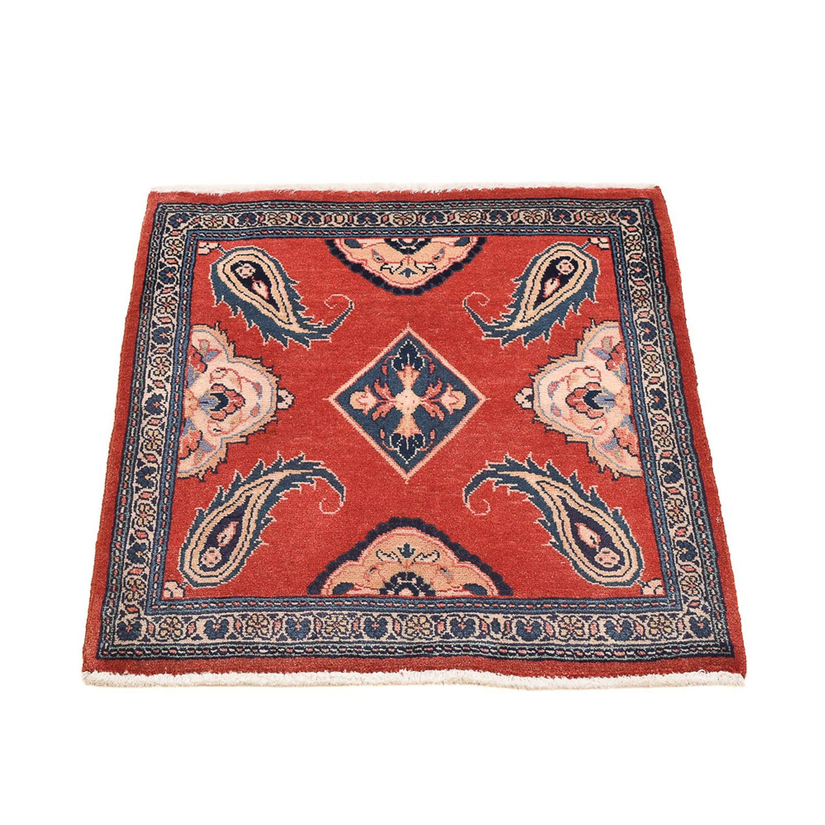 Tapis persan - Nomadic - 74 x 60 cm - rouge