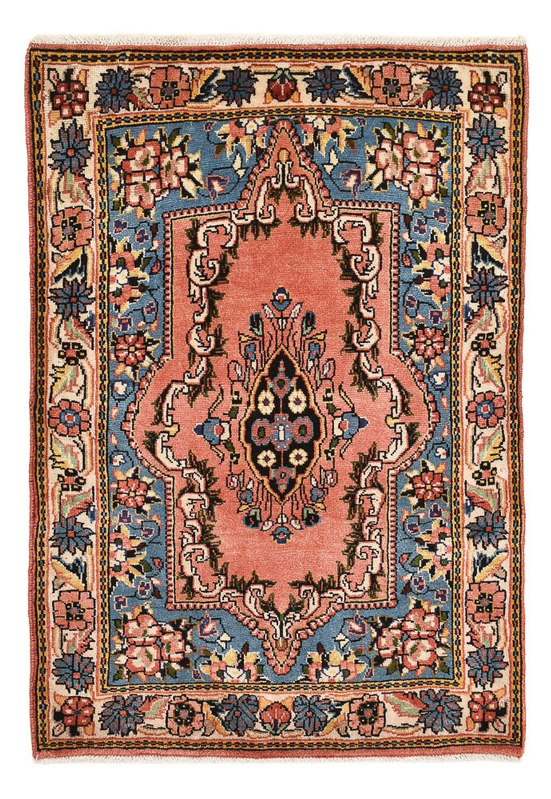 Tapis persan - Nomadic - 97 x 65 cm - rouge clair