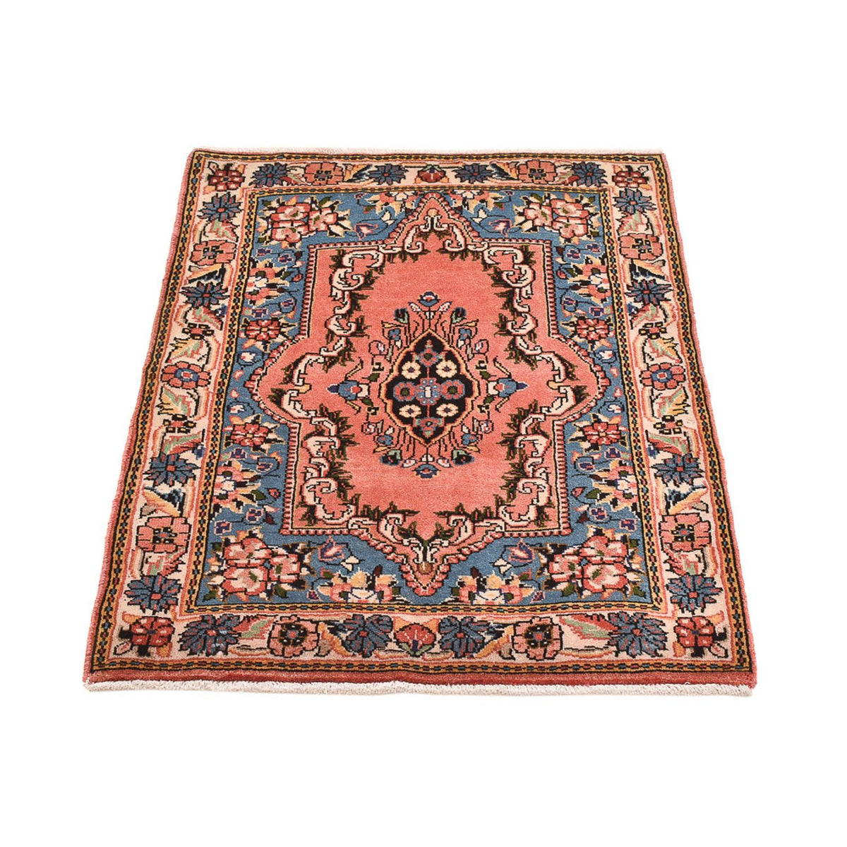 Tapis persan - Nomadic - 97 x 65 cm - rouge clair