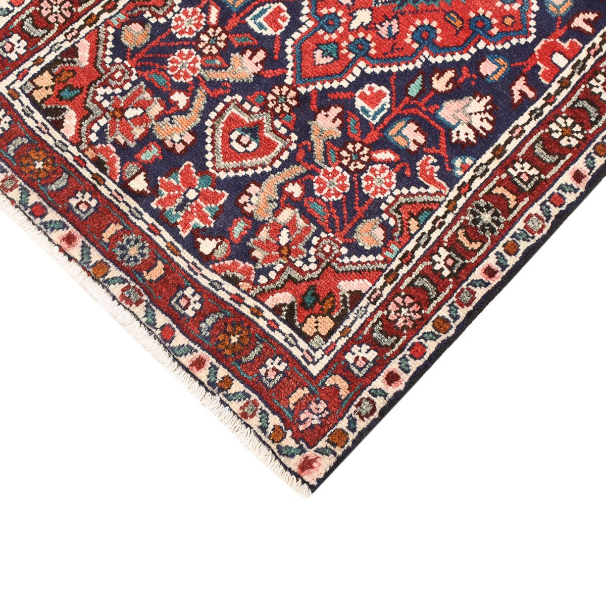 Tapis persan - Nomadic - 93 x 54 cm - rouge foncé