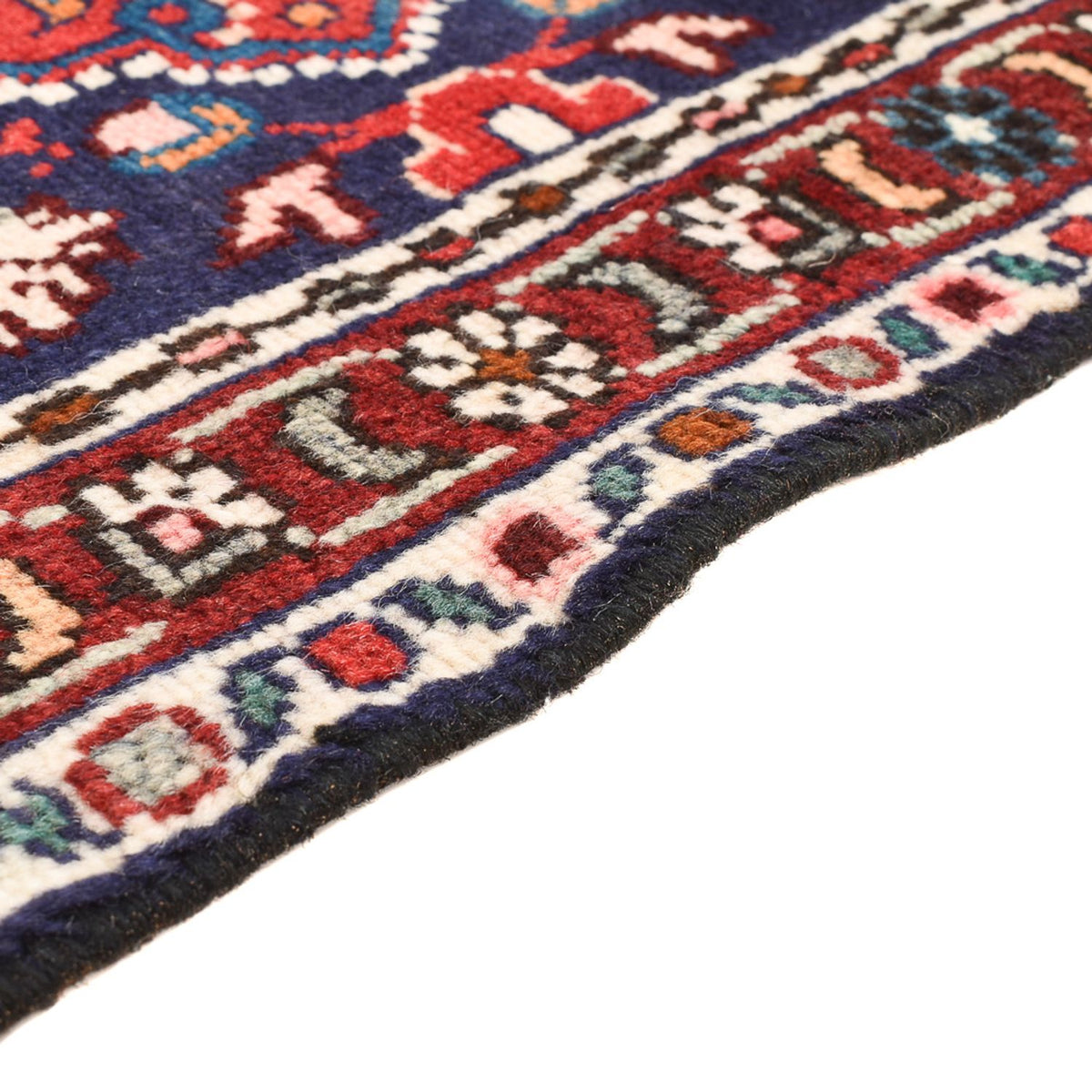 Tapis persan - Nomadic - 93 x 54 cm - rouge foncé