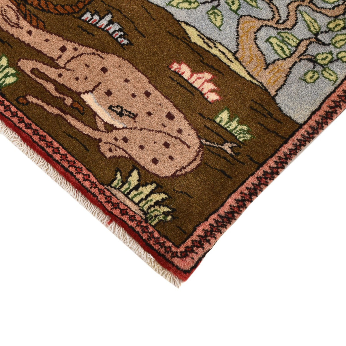 Tapis persan - Nomadic - 67 x 45 cm - multicolore