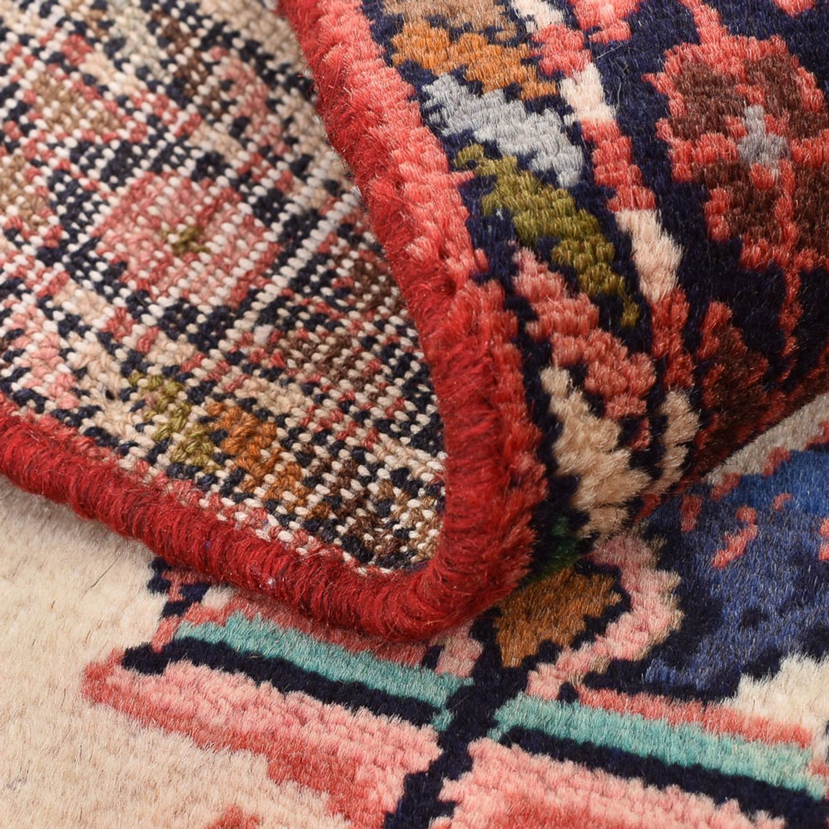 Tapis persan - Nomadic - 75 x 60 cm - multicolore