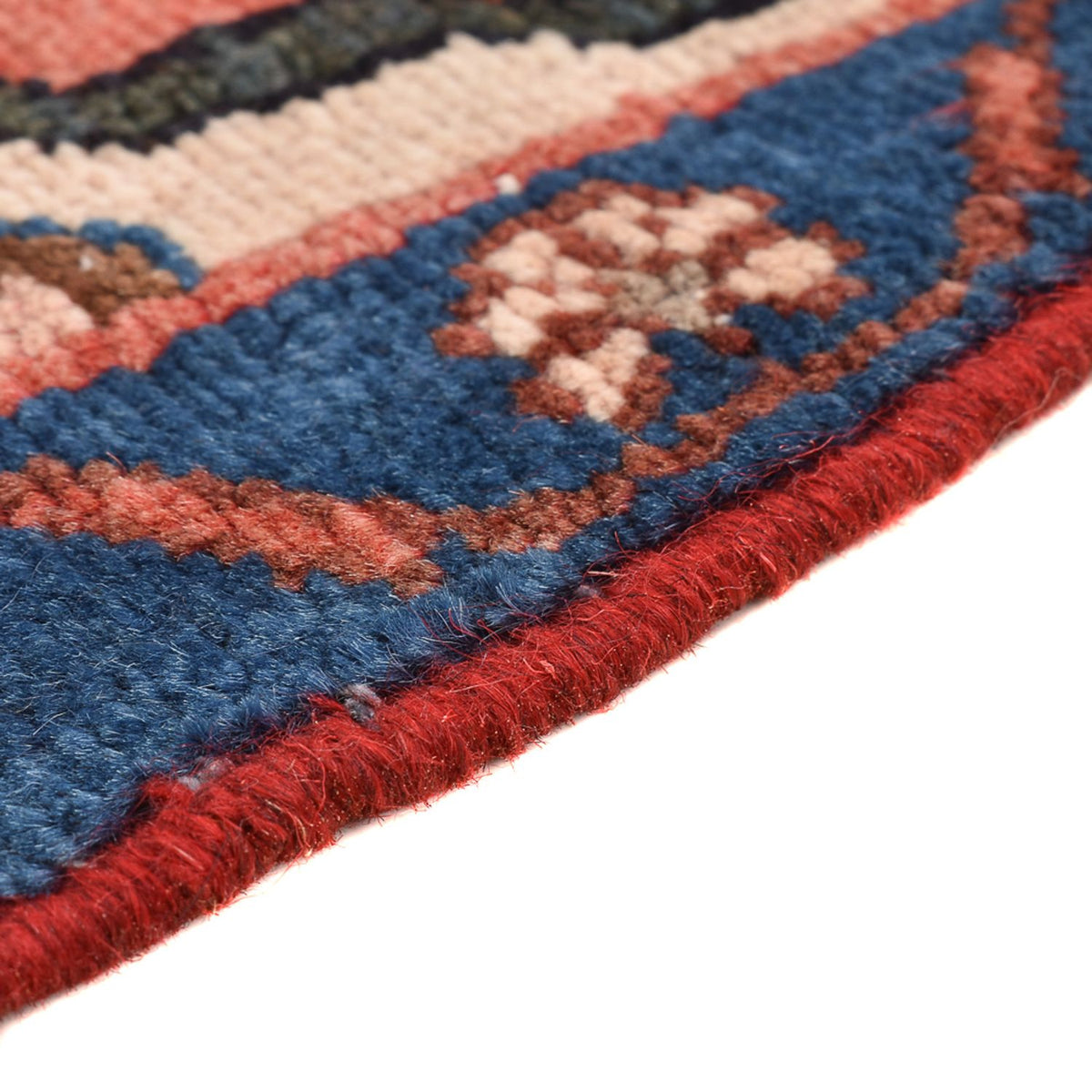 Tapis persan - Nomadic - 92 x 67 cm - rouge clair