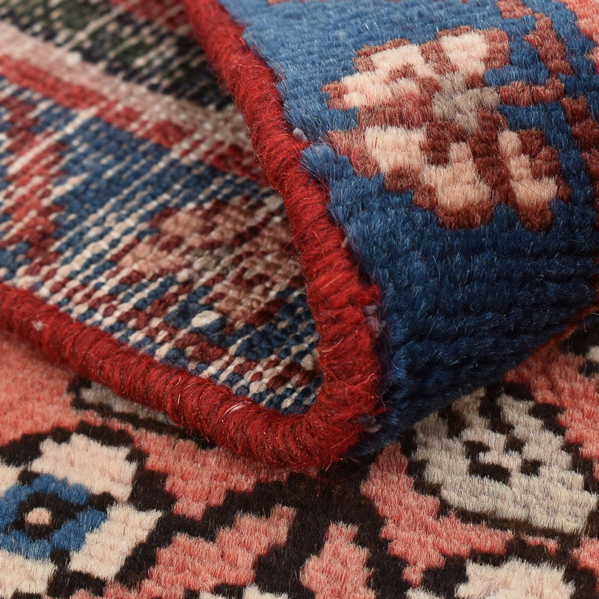 Tapis persan - Nomadic - 92 x 67 cm - rouge clair