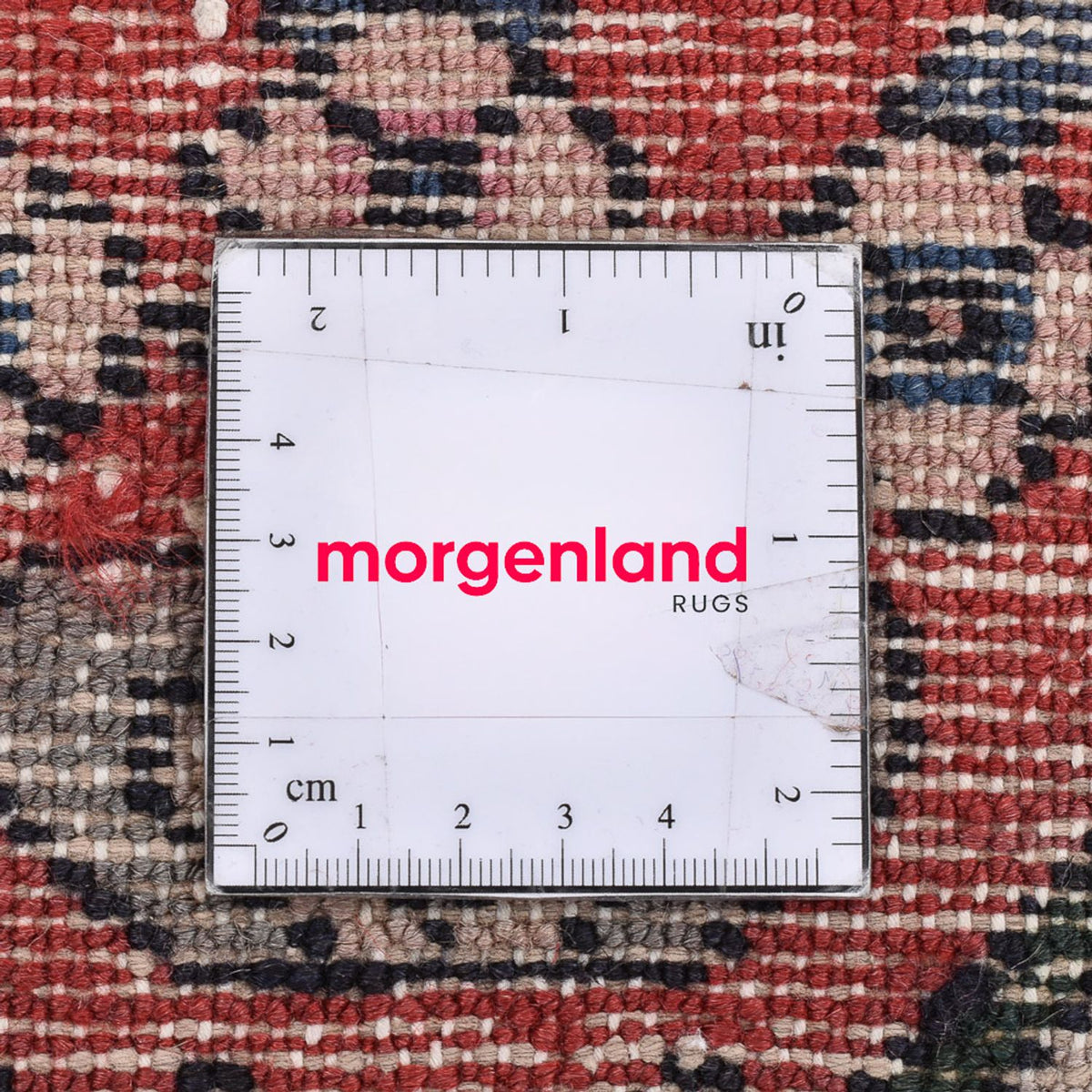 Tapis persan - Nomadic - 92 x 67 cm - rouge clair