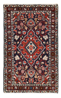 Tapis persan - Nomadic - 90 x 53 cm - rouge foncé