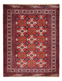 Tapis persan - Nomadic - 92 x 70 cm - rouge foncé