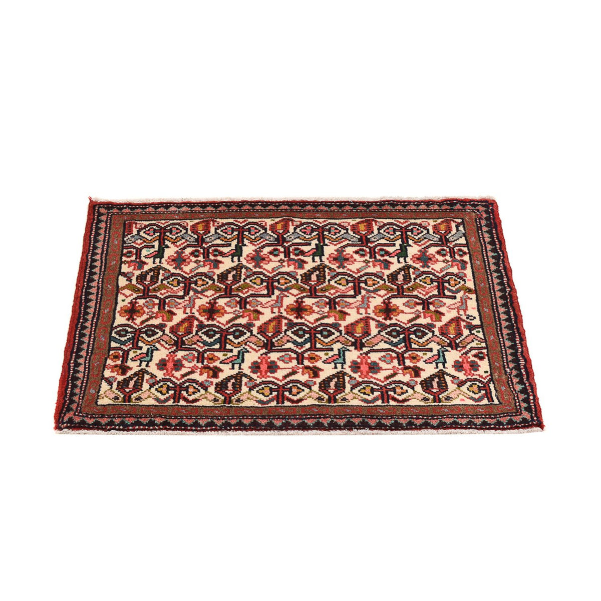 Tapis persan - Nomadic - 75 x 52 cm - multicolore
