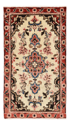 Tapis persan - Nomadic - 101 x 56 cm - beige clair