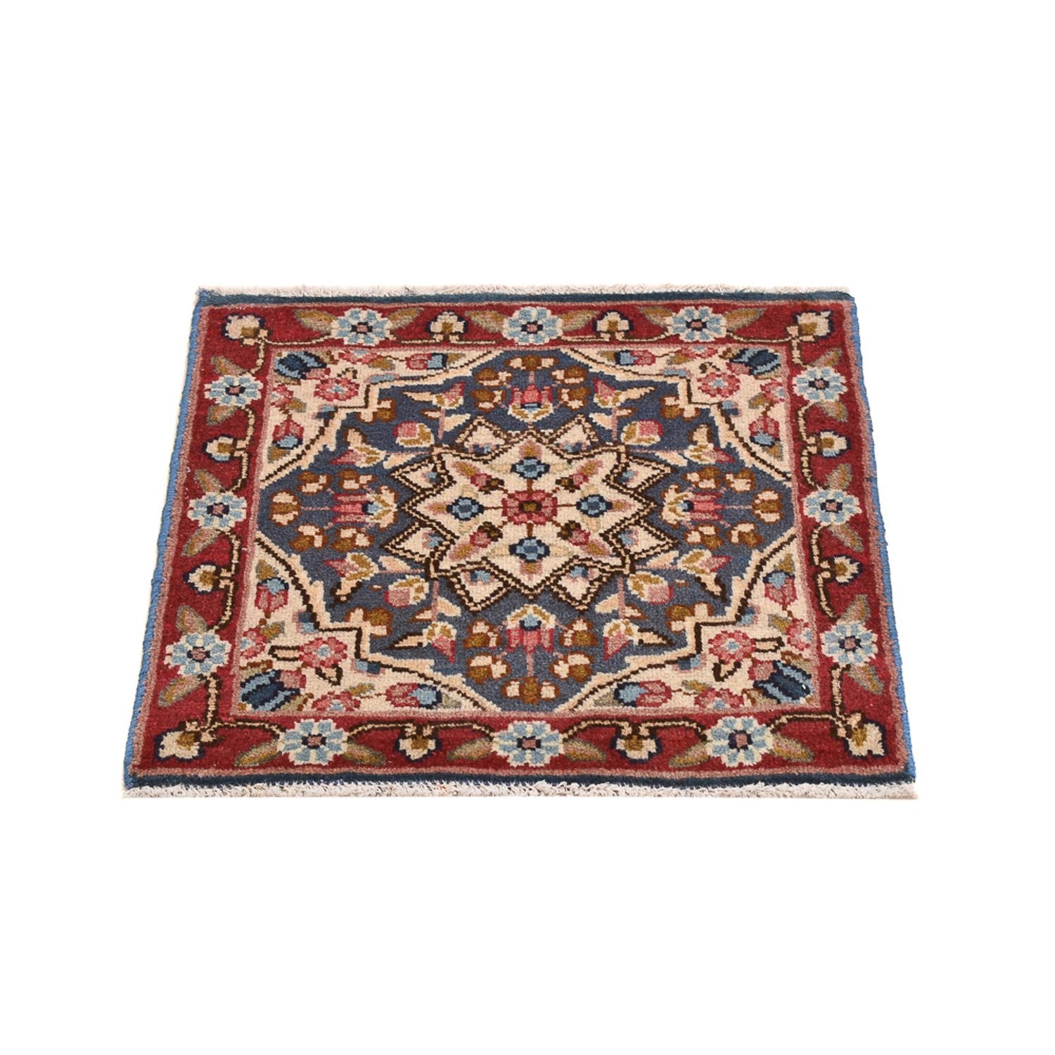 Tapis persan - Nomadic carré  - 52 x 52 cm - multicolore