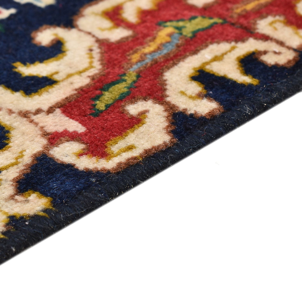 Tapis persan - Nomadic - 70 x 53 cm - bleu foncé