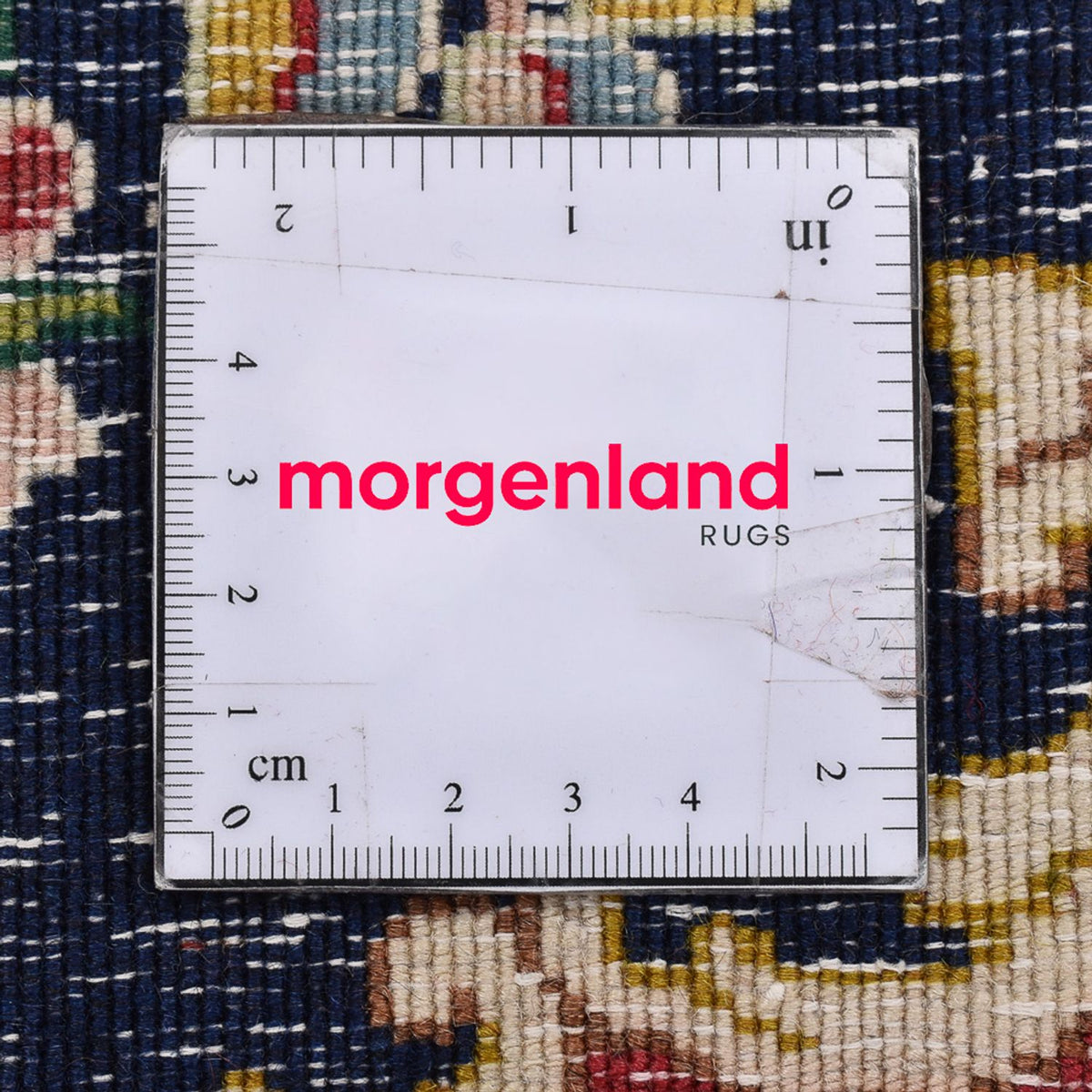 Tapis persan - Nomadic - 70 x 53 cm - bleu foncé