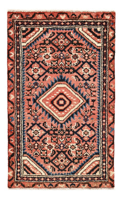 Tapis persan - Nomadic - 92 x 55 cm - rouge clair