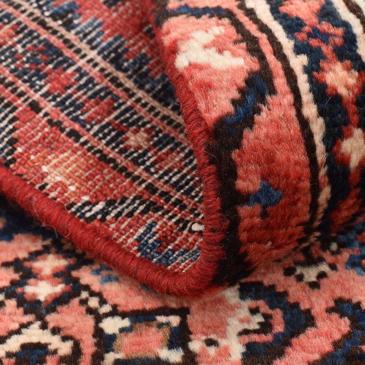 Tapis persan - Nomadic - 92 x 55 cm - rouge clair