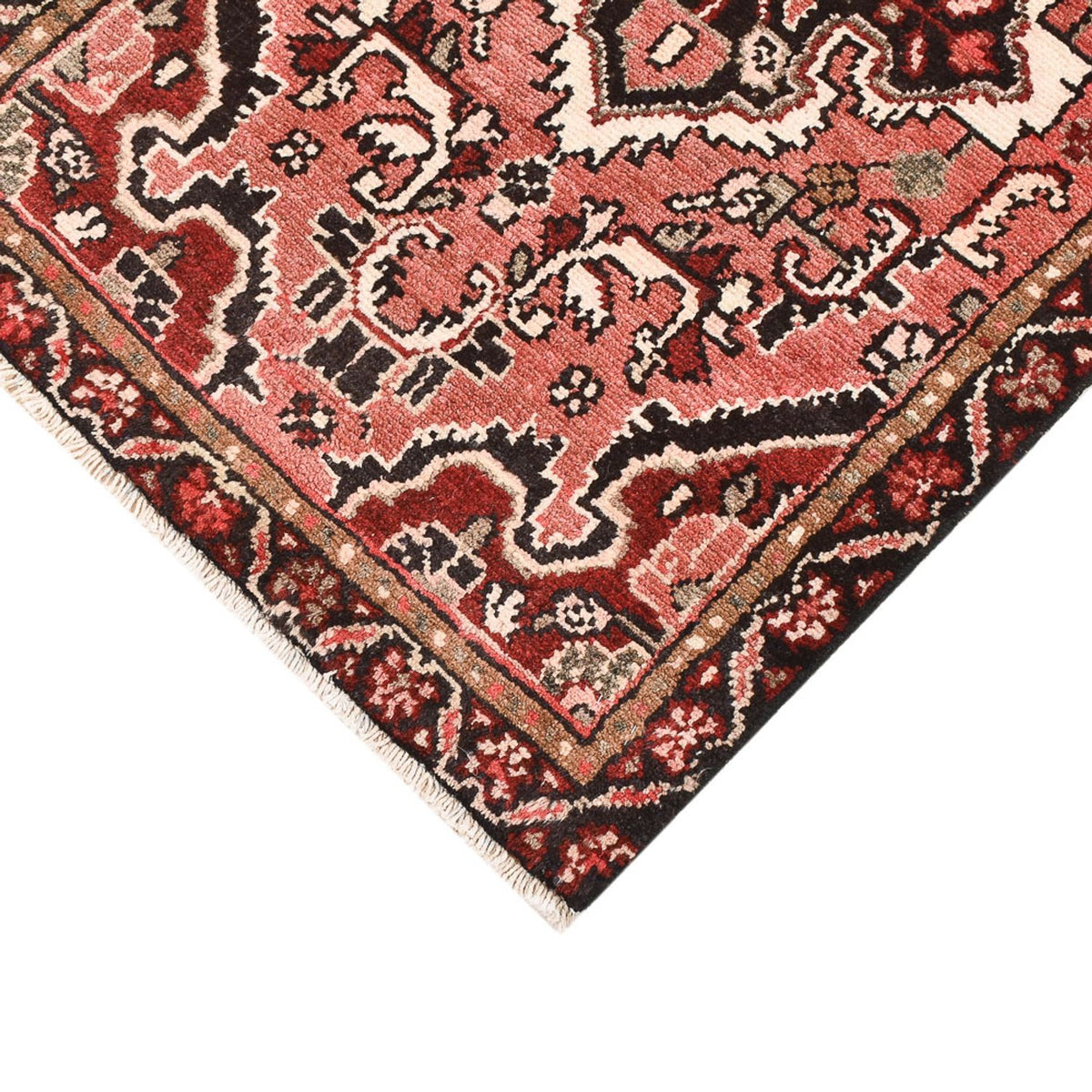 Tapis persan - Nomadic - 93 x 59 cm - rouge clair