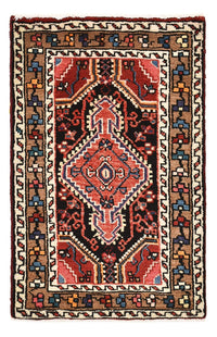 Tapis persan - Nomadic - 83 x 52 cm - rouge clair